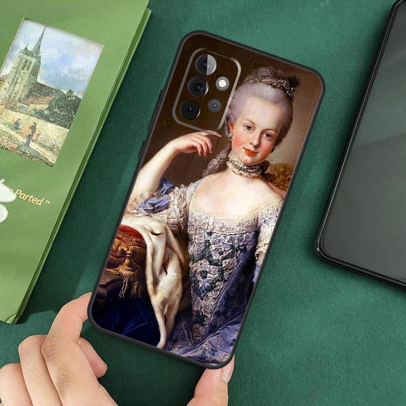 Marie Antoinette Case For Samsung Galaxy A54 A51 A71 A31 A41 A12 A22 A32 A52 A72 A52S A14 A70 A53 Cover