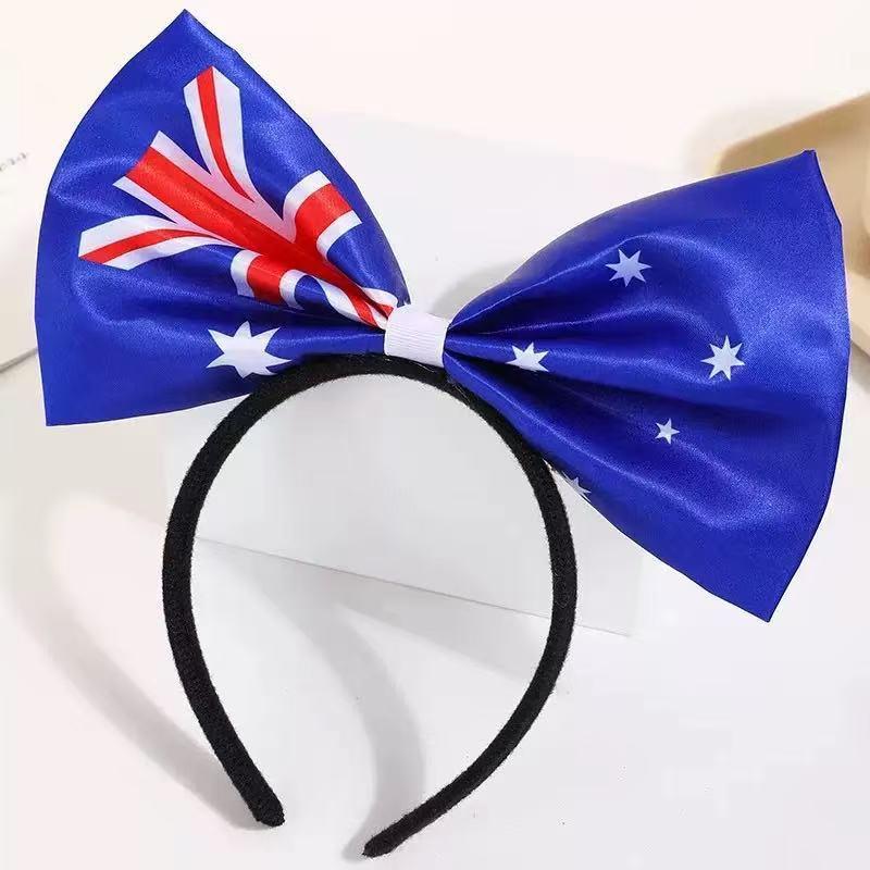 Stoff Nationalflagge Stirnband für Kinder Amerikanischer Unabhängigkeitstag Haarschmuck für Nationalfeiertag