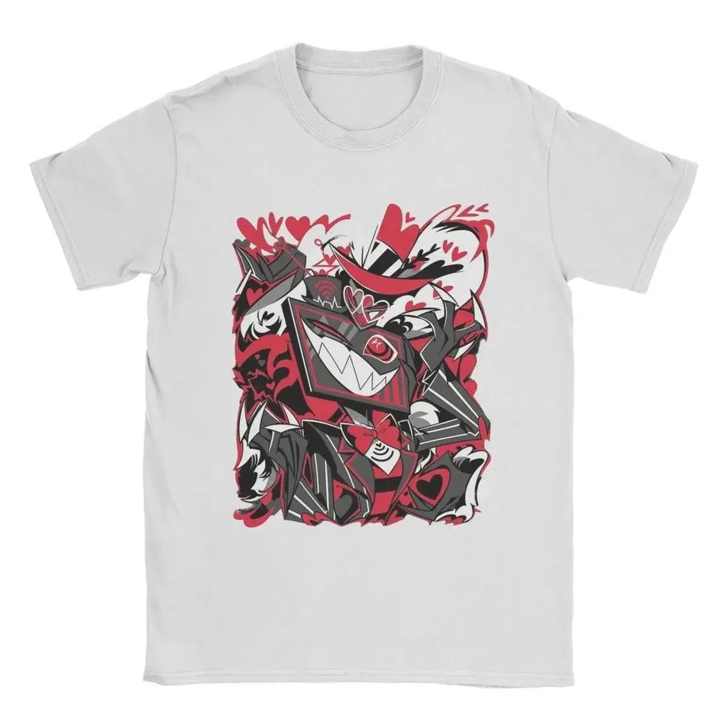 Hazbins Hotels Vox TShirt for Men Women Novelty Cotton Tees O Neck Short Sleeve T Shirt Gift Idea Clothing