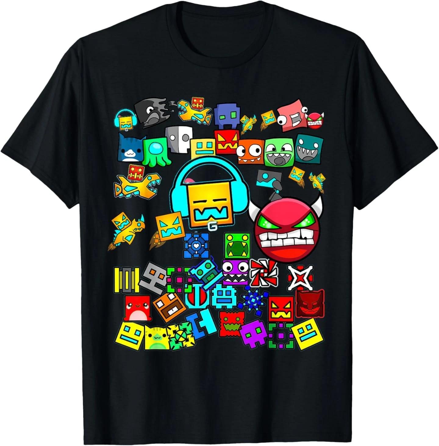 Video Game Geometry Video Gamer Lover Dash T-Shirt XL