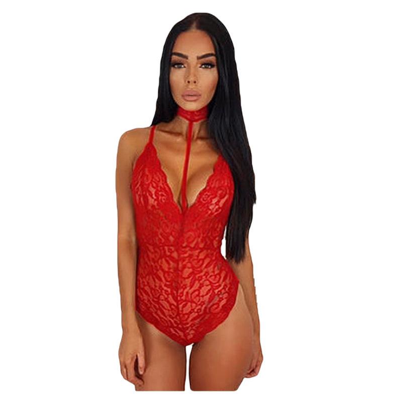 Sex Underwear Sexy Lace Underwear Transparent Doll Women's Lace Onesie