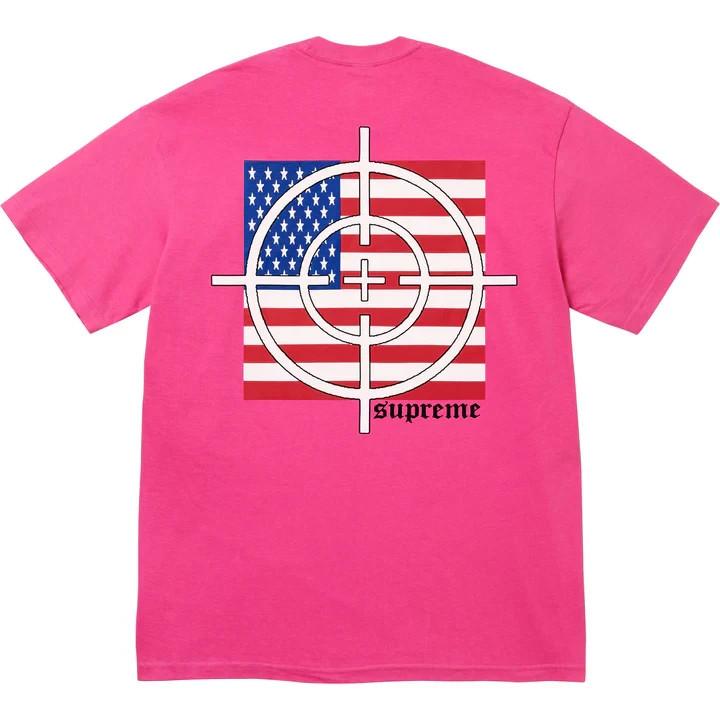 Supreme Target Tee Fuchsia S