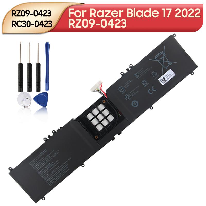 Rechargeable Lithium Battery For Razer Blade 17 2022 RZ09-0423 RC30-0423 Laptop Battery 5329mAh