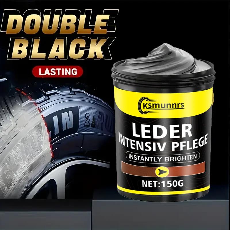 

150G High Gloss Tire Polish Gel with Waterproof Formula Wax Paste for Car Tires Rubber Trim Care 1