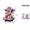 DIY Dream Fantasy Clock Music Box Wooden Model Building Kits Assembled 3D Jigsaw Puzzles Can Move for Friends Gifts Home Decor