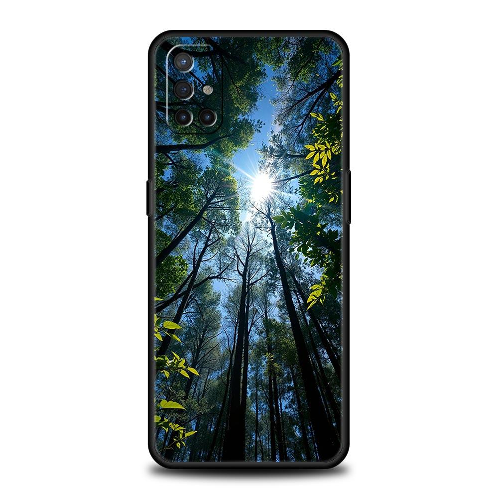 Beautiful Nature Forest Tree Phone Case For OnePlus 15 13 12 11 10 Pro 13T 13R 12R 9 8T 8 7 7T 9R Nord 2T CE 2 3 4 5G Soft Cover