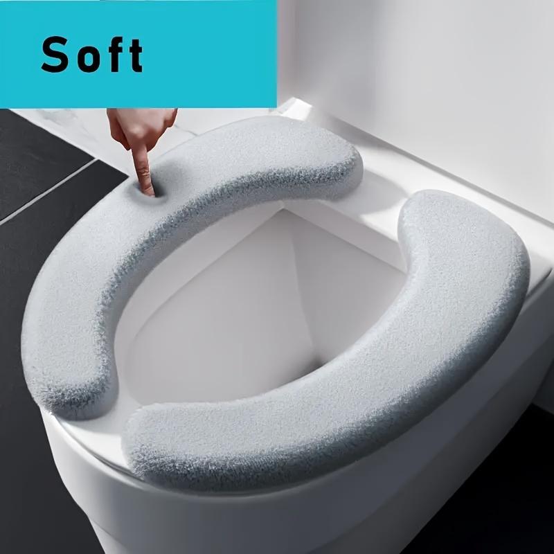 [ Toilet Cushions] Soft Set of Washable Toilet Seat Cushions - Thickened and Comfortable Warm Seat Cover - Easy Installation