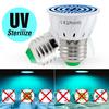 UV Sterilizasyon UVC Ultraviyole Antiseptik Lamba GU10 E27 MR16 5W 72 LED Dezenfeksiyon Işığı Parlak