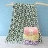 Soft Plaid & Floral Coral Fleece Towel Set - Couple's Home Gift