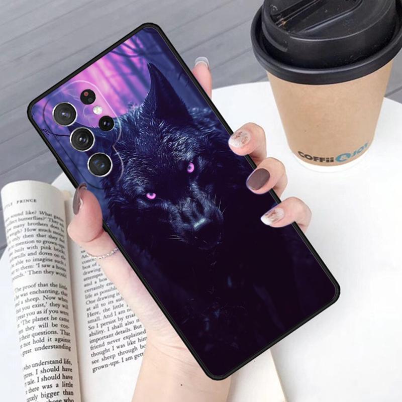 Wolf Wolves Phone Case Cover For Samsung Galaxy S24 S25 Ultra S21 S22 Ultra S10E Note 10 Plus Note 20 FE S23