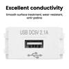 Handy-Ladepanel USB-Stromversorgungsmodul 220-V-Buchse 5-V-Transformator 2.1A USB-Ladesteckdose Schaltadapter