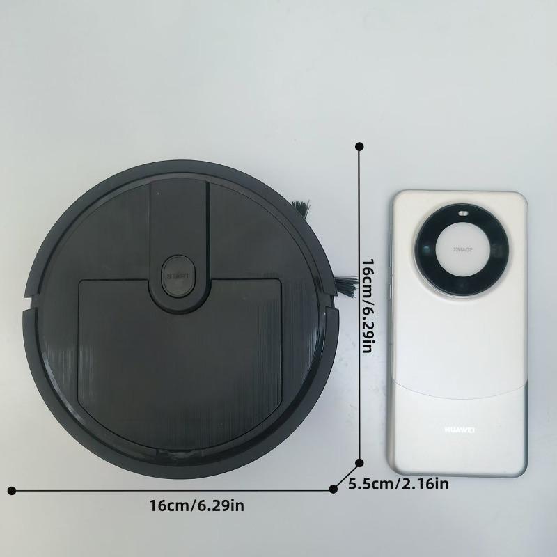 Fully Automatic Super Mini Sweeping Robot Sweep Vacuum Mopping Mini Cleaner, Intelligent 3 In1 Rechargeable Sweeper Robot Vacuum