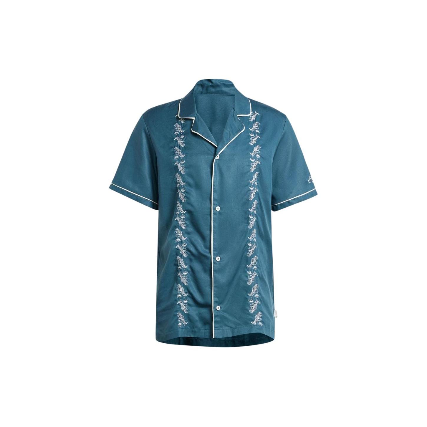 Adidas Originals Adidas Originals Одежда Весна/Лето 2024 Рубашка Мужская Синяя IR8401 S