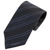 Regular 499694 Navy Tie, Tie, Silk, Stripe, One-Point Logo, 4B002, Men's, [2] [Used]