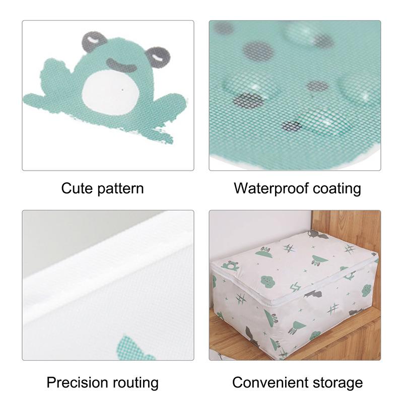 Foldable Storage Bag Clothes Blanket Quilt Closet Sweater Organizer Box Pouches Fashion  Clothes Cabinet Organizer Bags