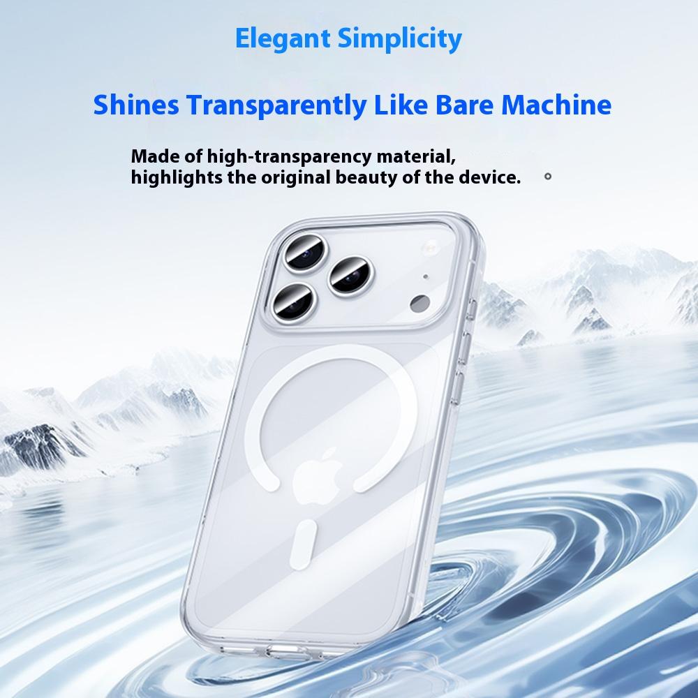 BENKS For iPhone 17 Pro Magnetic Case TPU PC Clear Phone Cover Compatible with MagSafe