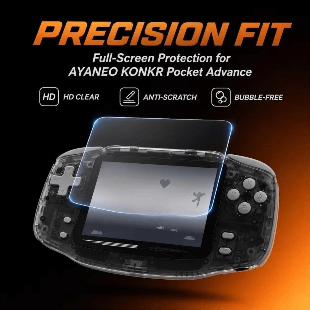 HD Clear Game Console Screen Protector Gaming Device Screen Cover  Portable Gaming