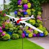 Flugzeug Wetterfahne Flugzeug Windskulptur Spinner Windmühle Außen Flugzeug Kunst Dekor Für Hof Garten Außen Rasen Terrasse