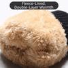 Plush Thickened Warm Finger Mittens Double Layer Warm Knitted Gloves Fashion Gloves  Cold Outdoor
