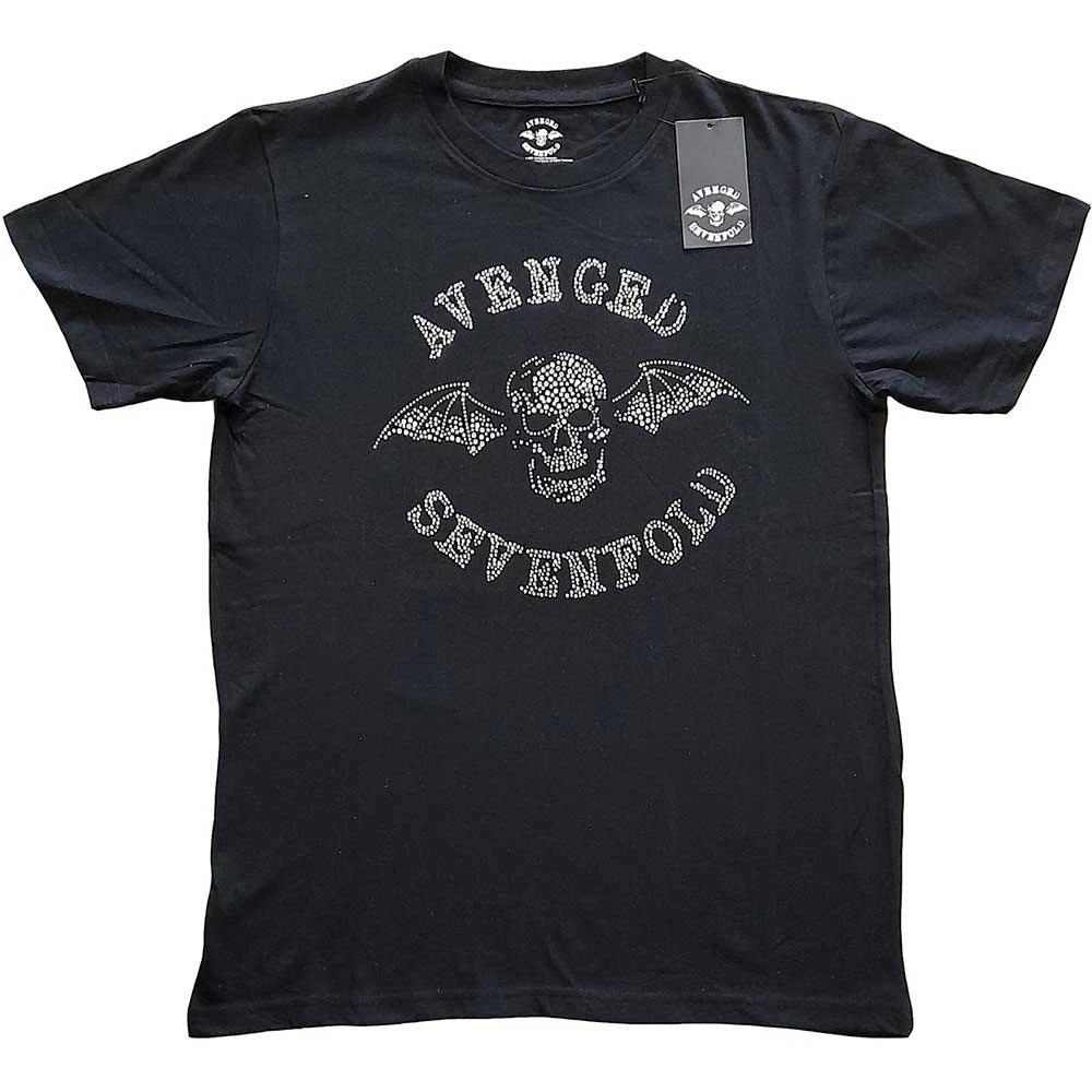 Men's Avenged Sevenfold Deathbat T-shirt Large Black