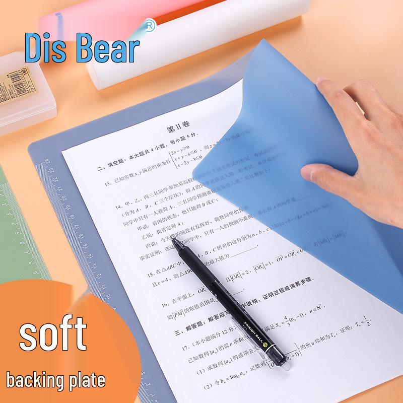 Transparent Silicone Writing and Drawing Pad for First Grade Kids A4/2 sheets/Blue