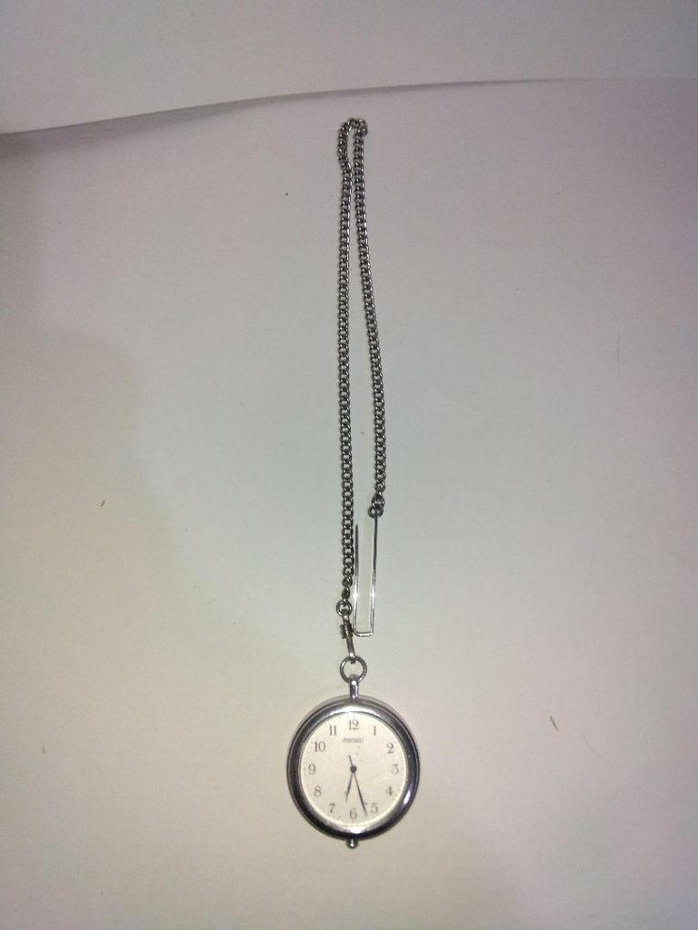[USED] SEIKO pocket watch silver