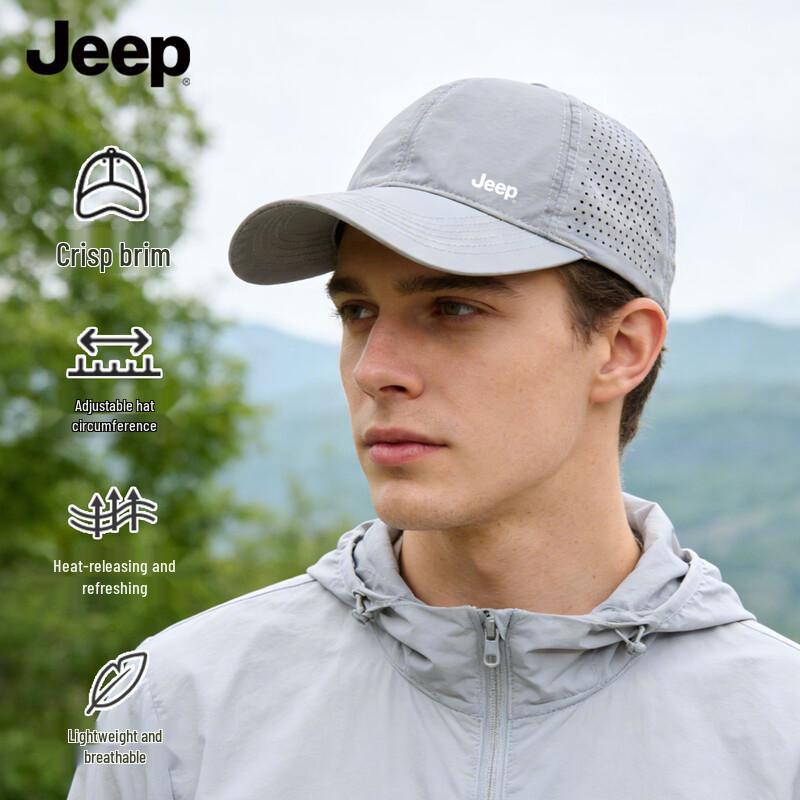 Мужская бейсболка JEEP для активного отдыха с защитой от солнца L