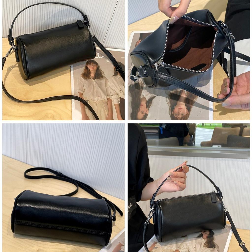 Simple Crossbody Small Bag for Women's New Soft Leather Mobile Phone Bag Versatile Lightweight Handheld Pen Bag