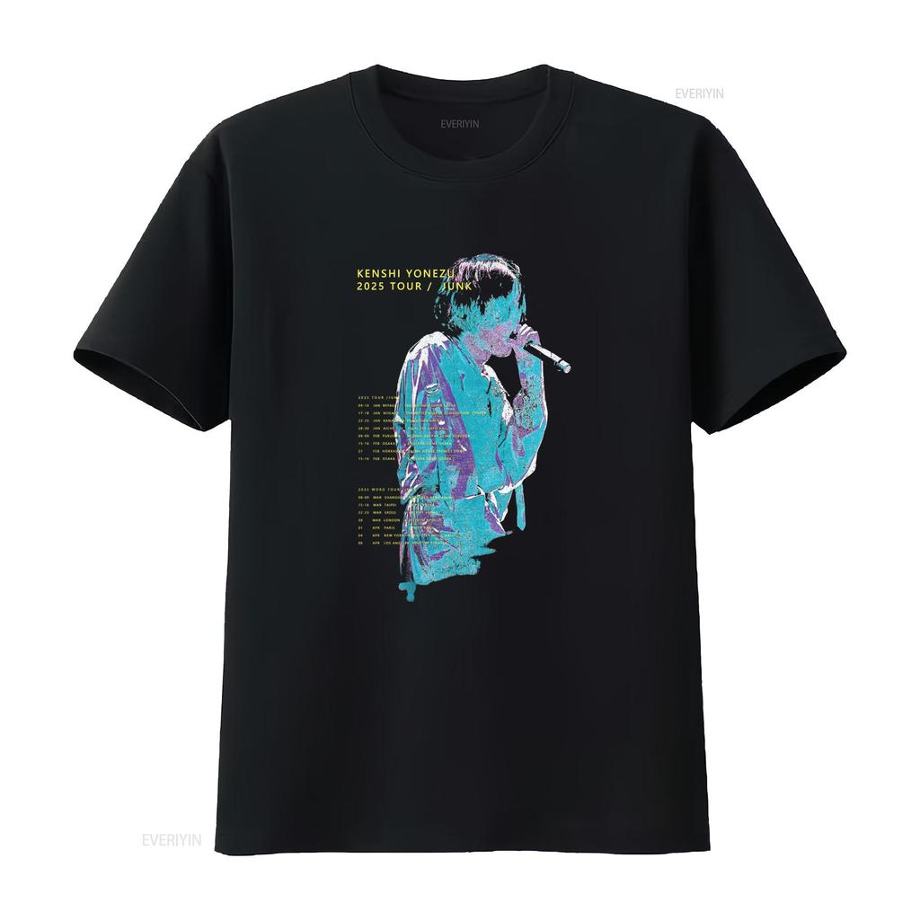 Kenshi Yonezu Junk World Tour 2025 T Shirt Available in S 3XL Sizes vintage Washed Slightly Versatile Breathable homme