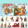 Creative Grinch Countdown Christmas Blind Box With Charming Acrylic Ornaments For Festive Decor