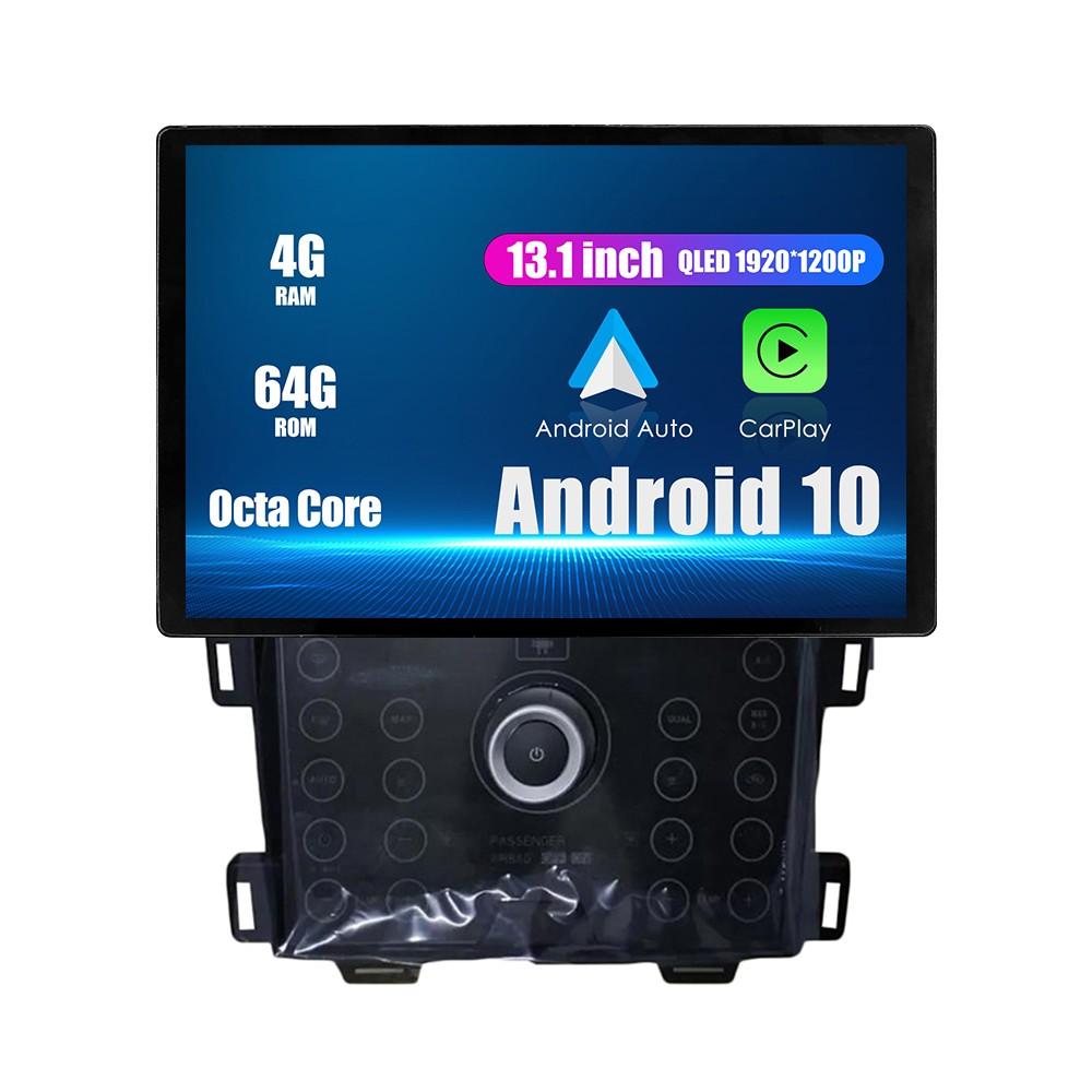 Android Radio 13,1" bilstereo navigasjonshovedenhet Multimediaspiller GPS for Ford Edge 2013-2015