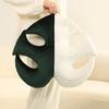 Nordic Style Green Lifelike Leaf Plush Pillow Smile Face Plantain Leaves Love Shape Nap Sleep Cushion Sofa Decor Gift