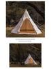Mountain Guest Waterproof Luxury Camping Pyramid Tent - Polyester Cotton Canvas