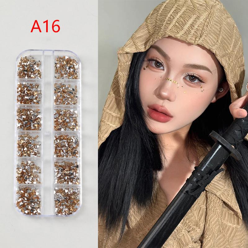 Crystal Facial Tattoo Festival Jewels Self-Adhesive Body Gems Stickers Bling Rhinestones Makeup Face Eye Sticker For Party