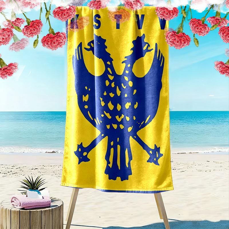 STVV Print Beach Towel, Large Soft Quick Dry Towel for Beach Camping Swimming