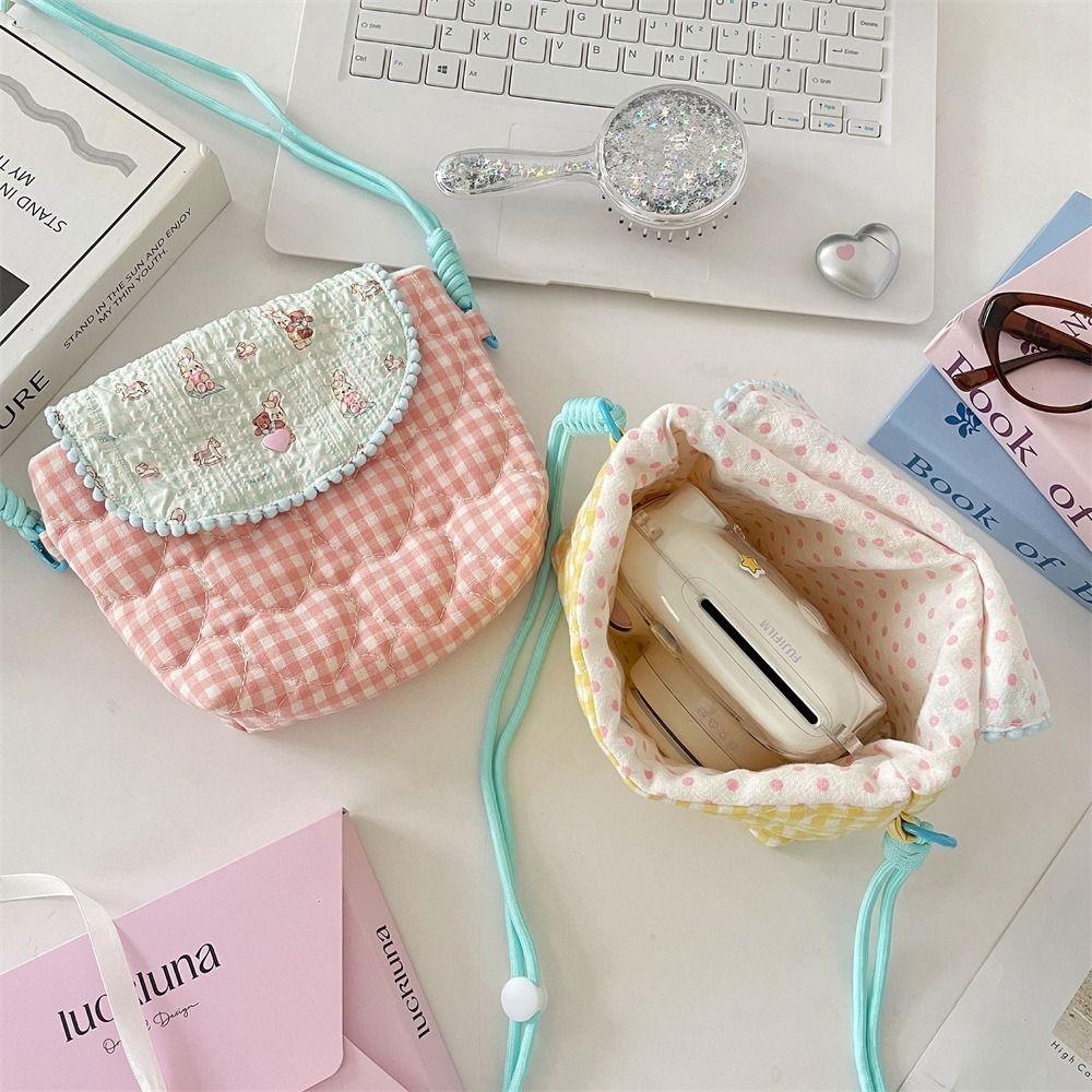 Makeup Bag Camera Storage Bag Cartoon Coin Purses Cute Crossbody Bag Earphone Storage Bag