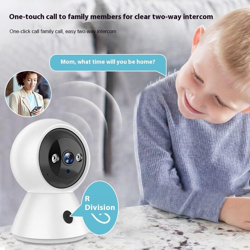 Cámara Inteligente Wifi de Doble Banda K11 HD Visión Nocturna Llamada con un Clic Timbre de Vídeo PTZ Enlace Monitoreo de Seguridad