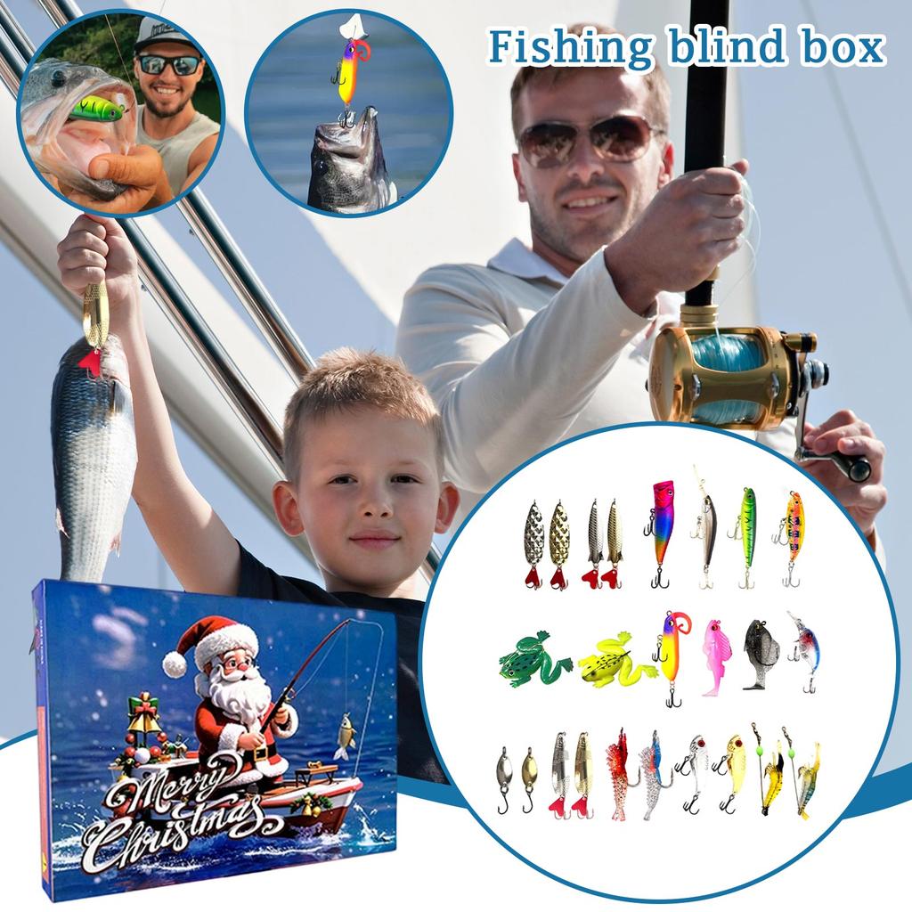 Christmas Fish  Set Creative Fishing Enthusiast Gift Set Multi Variety Fish  Fish  Set
