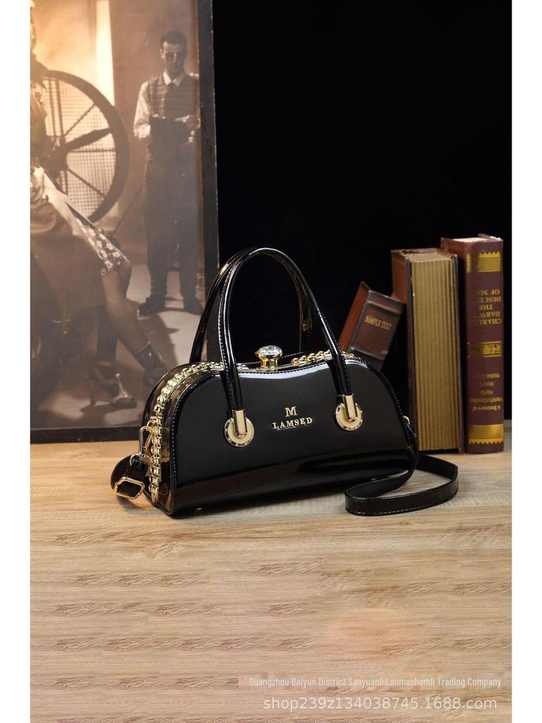 Lanmashanti Diamond-Studded Evening Party Bag - Best-Selling Shimmering Clip Bag In Europe and America