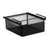 Extendable Storage Basket for under Shelves, Hanging Shelf Desks, Kitchen Tables, Bedroom