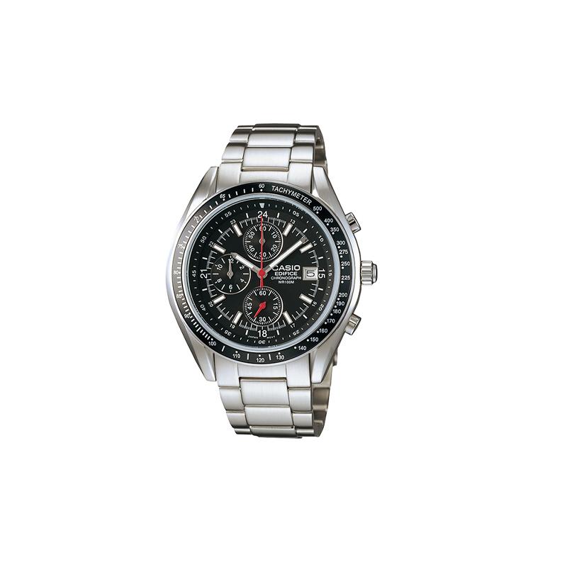 

Casio EDIFICE series multi-pointer series steel strap watch quartz movement stainless steel strap Japanese and Korean watch men s watch EF-503D-1A чорний