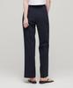 MUSINSA STANDARD WOMAN [Cooltandard] Women'S Straight Hidden Banding Slacks [Navy]