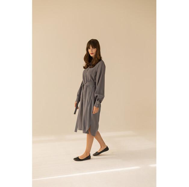 Entelier Shirt Midi Dress