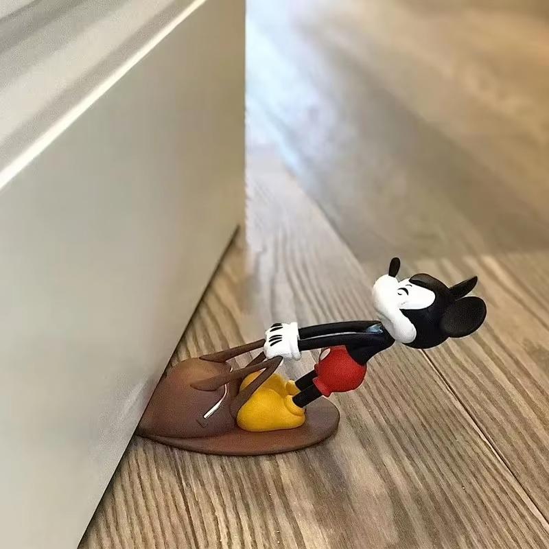 MINISO Kawaii Postacie Anime Stoper do Drzwi Kreatywny Uroczy Kaczka Wiatroodporny Dom Biuro Antykolizyjny Stoper do Drzwi Dekoracja Zabawki Prezenty