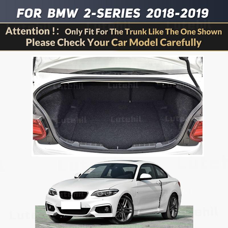 For BMW 2 Series Station Wagon 2018  Full Coverage Trunk Mat Lutehil Car Boot Cover Pad Cargo Liner Interior Accessories