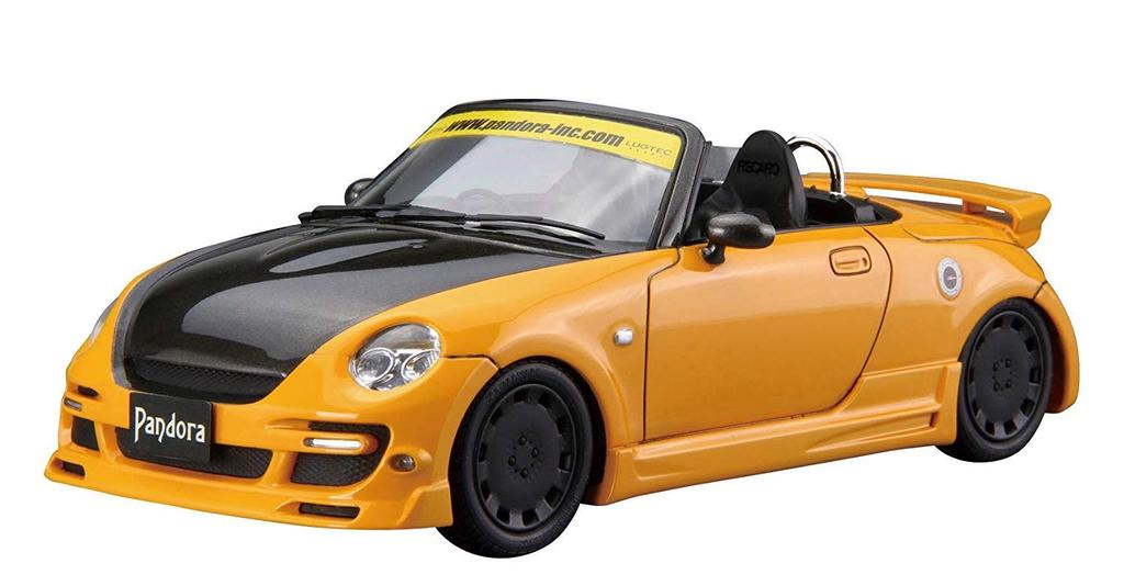 AOSHIMA The Tuned Car Series Daihatsu PANDORA TYPE887 EVOII L880K Copen 2002 Plastic Model 1/24 No.51