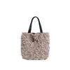 Simple Soft Plush Shoulder Bags for Women Versatile Solid Color Ladies Winter Furry Bag Lightweight Female Handbag Casual Tote