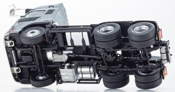 Kyosho Original UD Quon GW 6 x 4 Tractor Silver Finished Product 1/43