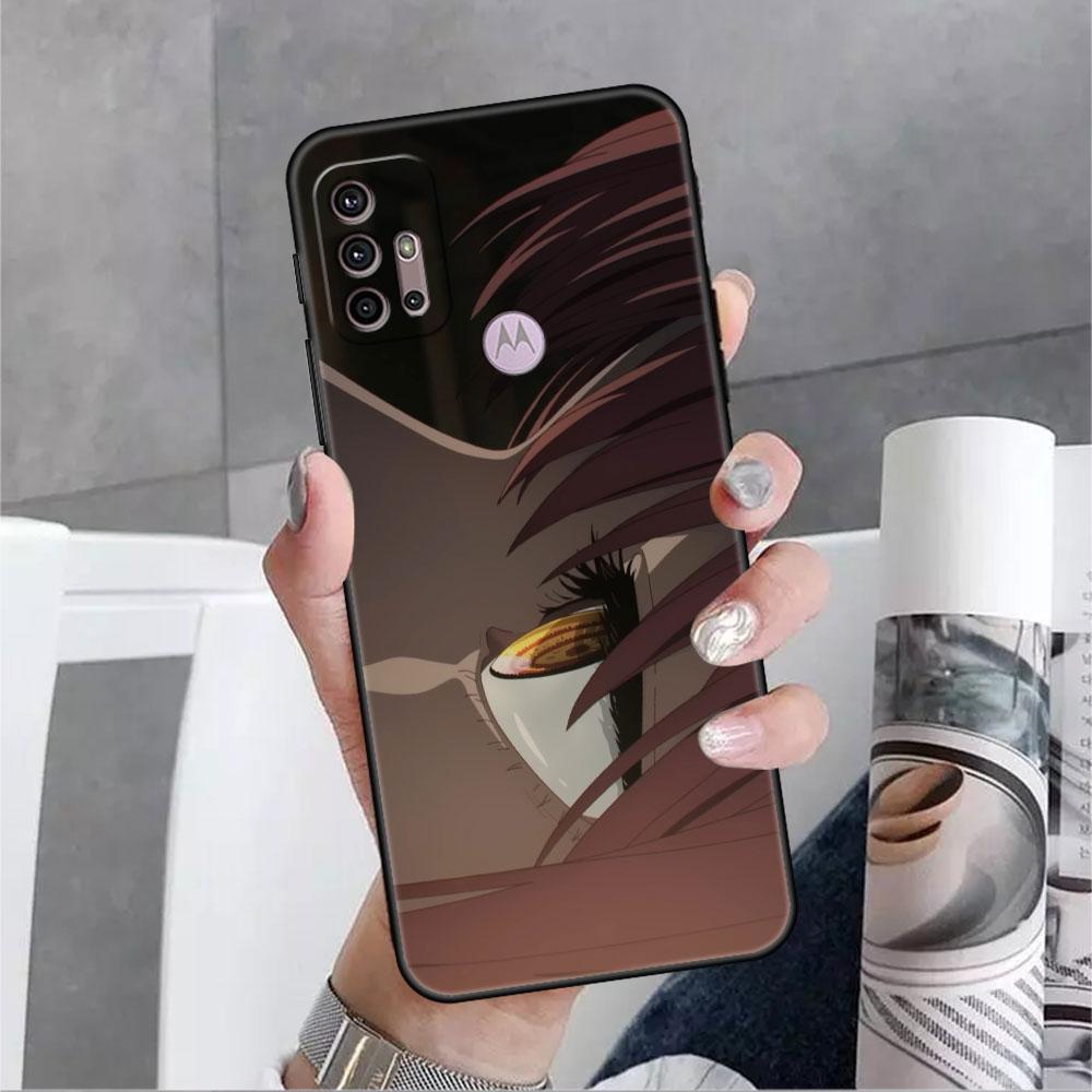 Case For Motorola G60 G30 G22 Edge 20 Lite G31 One Fusion G9 G8 G60s G51 G71 G52 G200 G50 Soft Phone Cover Chainsaw Man Makima