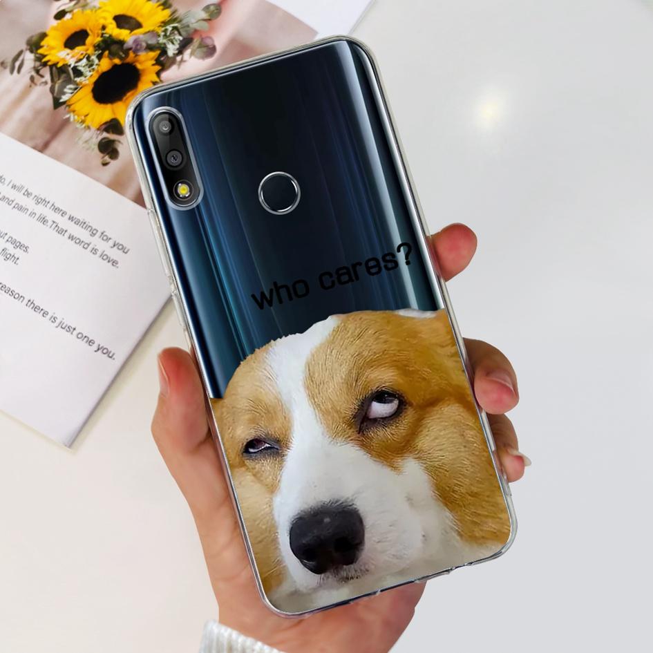 Pouzdro na telefon pro Asus Zenfone Max Pro M2 ZB631KL ZB633KL ZB630KL Pouzdra Silikonové Měkké Průhledné Kryt pro Asus X01BDA X01AD X01BD Funda